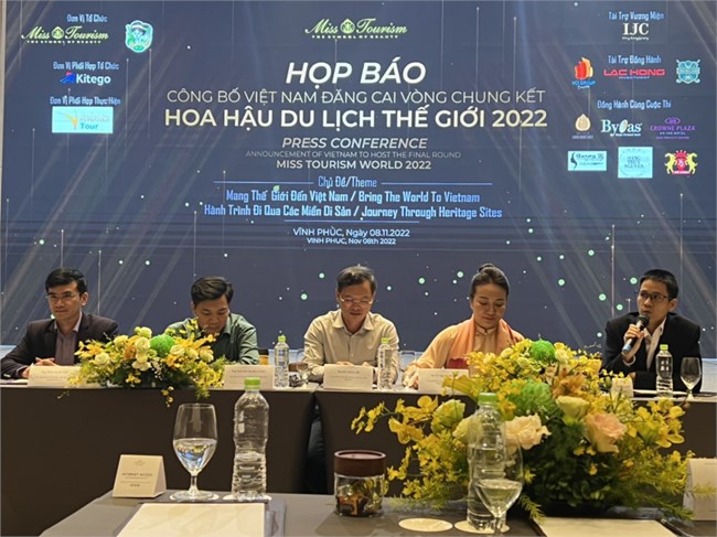 Việt Nam chính thức đăng cai vòng chung kết Hoa hậu Du lịch thế giới 2022 tại 5 tỉnh, thành phố lớn để thu hút khách quốc tế (08/11/2022)